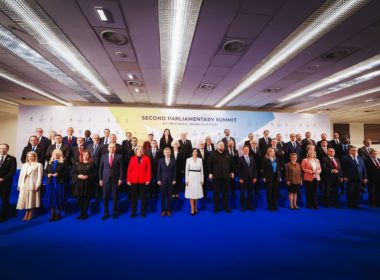 Participants of the Second Parliamentary Summit of the Crimea Platform in Prague. Credit: