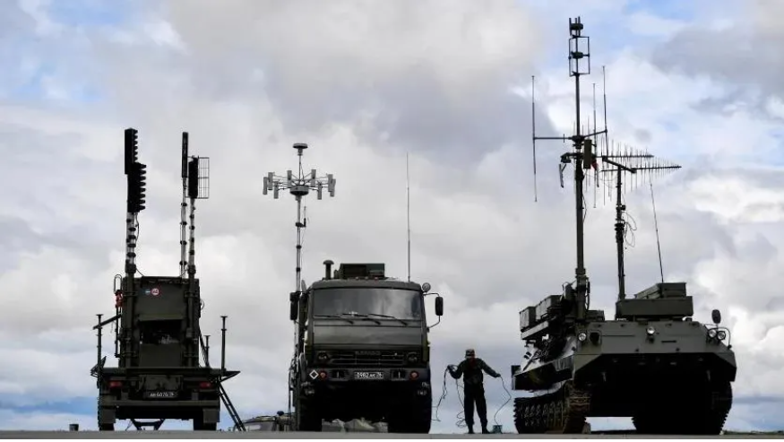 russians relocating air defenses jammers crimea kherson oblast partisans say russian army pole-21 jamming system state media знімок екрана 2023-11-05 121715 ukrainian resistance movement atesh has reported forces have begun