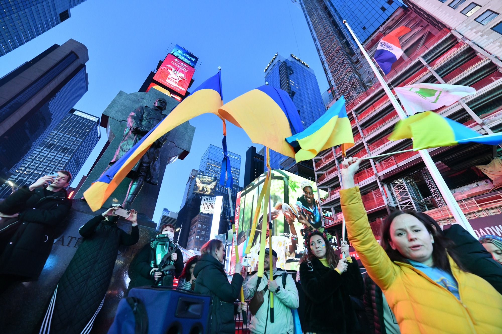 rally for ukraine diaspora usa demonstratoin