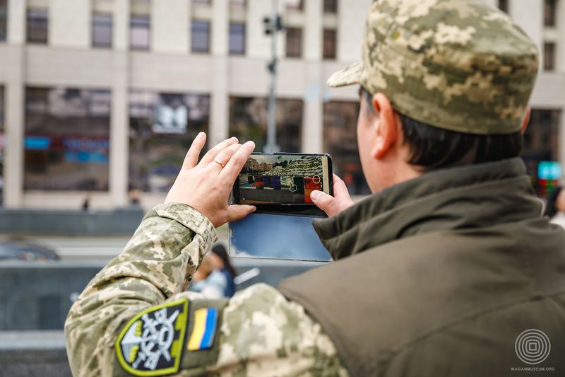 virtual reality Euromaidan revolution kyiv protests smartphone