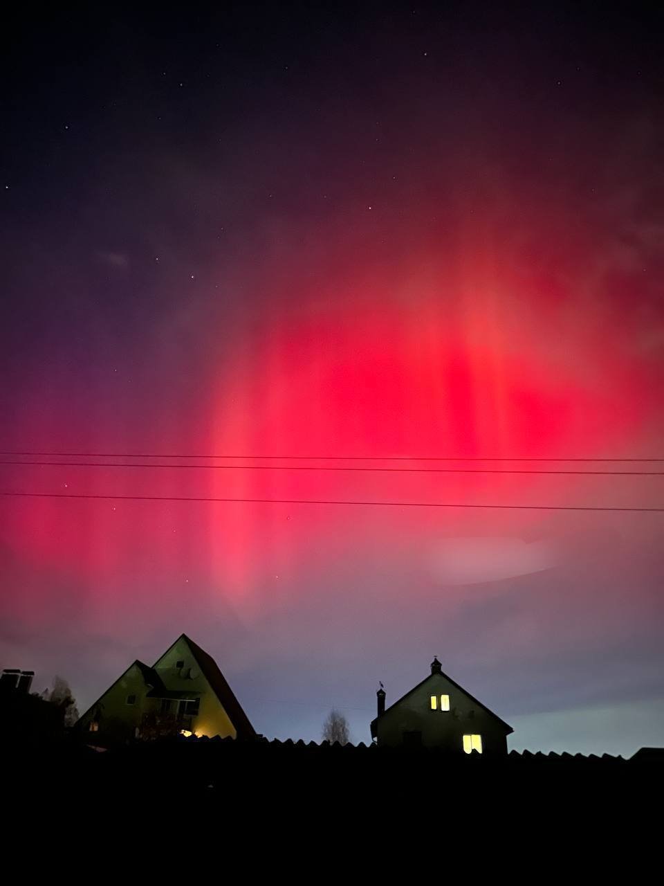 Ukrainians witnessed the Northern Lights (Aurora Borealis) in several cities (photos)