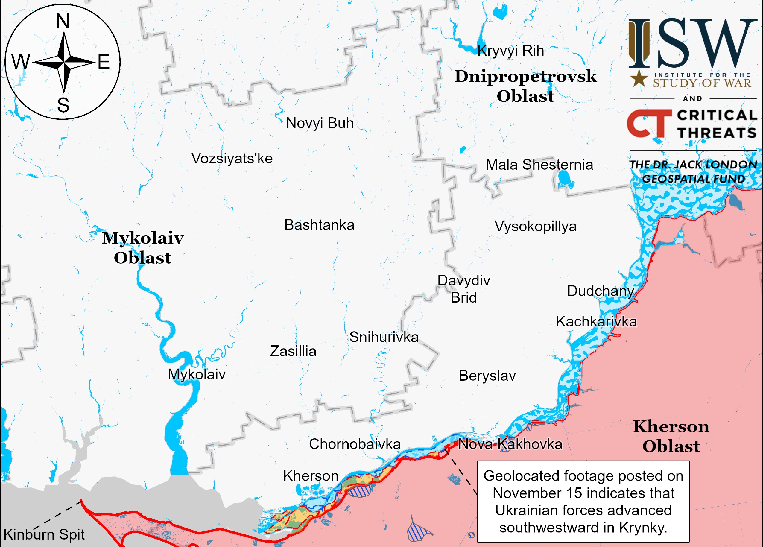 ISW: Ukraine prepares for ground operations on east bank of Dnipro River