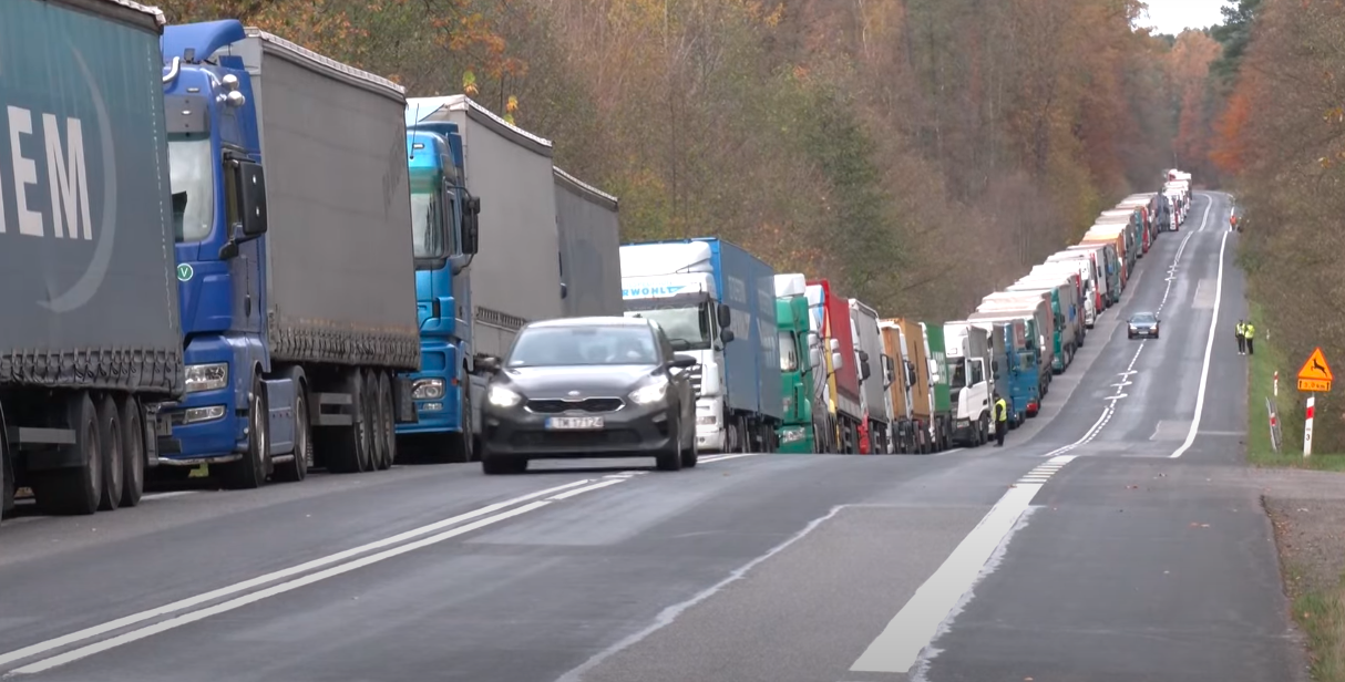 Polish truckers