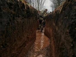 Ukrainian soldier