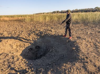 Plauru drone crater Romania