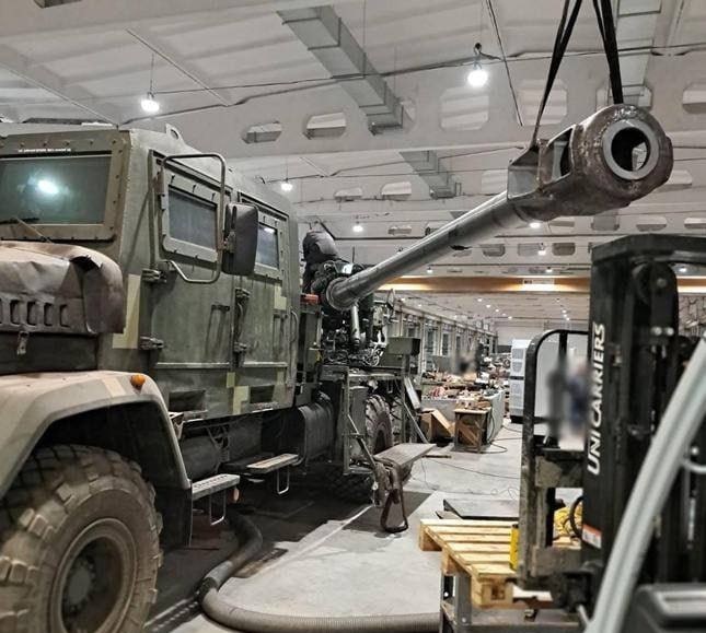 Production of Ukrainian self-propelled howitzer Bohdana