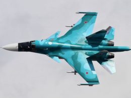 second russian su-34 fighter-bomber downed ukrainian f-16 sources claim russia's aircraft wikipedia commons/vitaly v kuzmin 1108px-maks2015