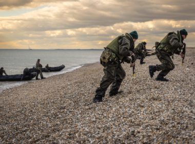 Training of Ukrainian marines in the UK