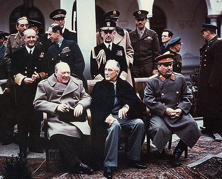 Yalta Summit Roosevelt Churchill Stalin 