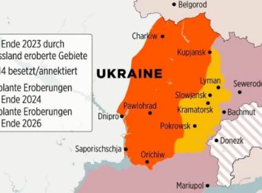 BILD map Russian offensive plan