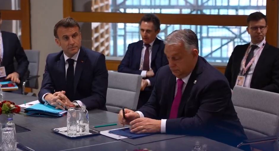 Macron Orban EU Summit