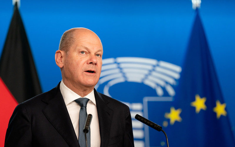 German Chancellor Olaf Scholz