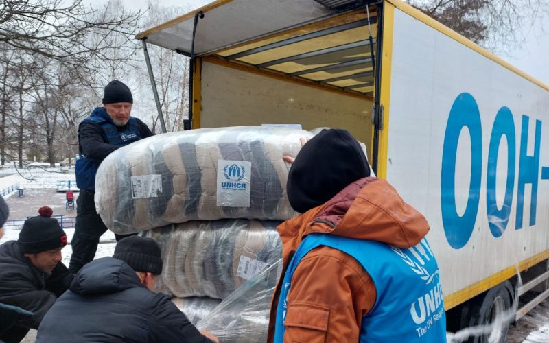 UNHCR delivered humanitarian aid