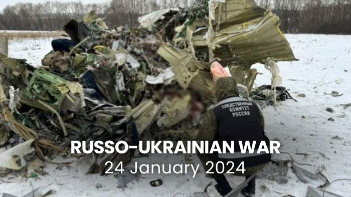 Russo-Ukrainian war, day 700: Russia accuses Ukraine of downing its military IL-76; Zelenskyy calls for international probe