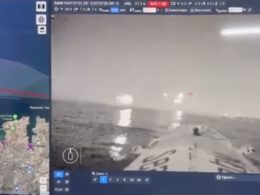 Ukrainian naval drones attack Russian ships