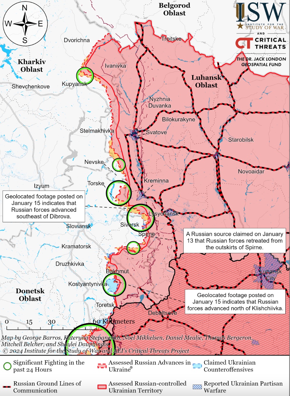 Donbas attacks Russia advances 