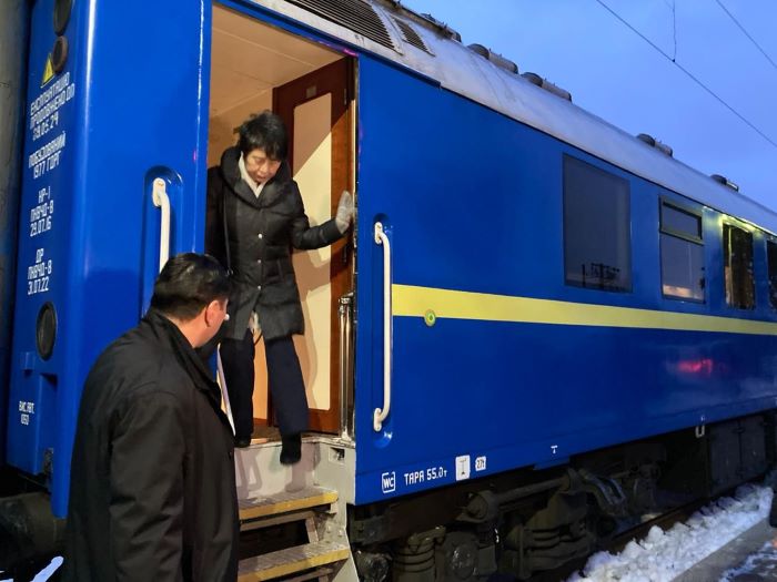 Japanese Foreign Minister Yoko Kamikawa in Kyiv