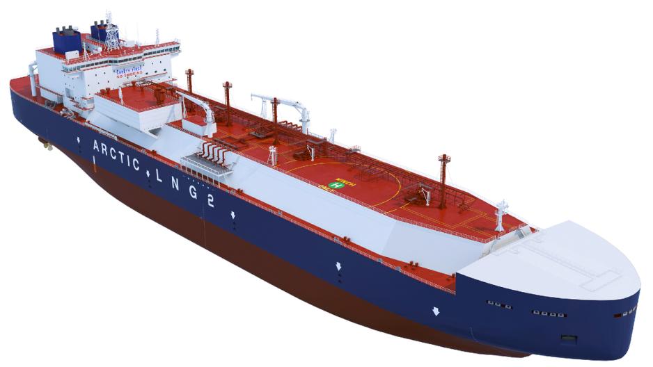 LNG tanker design Russian gas funds war Europ