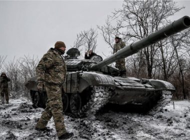 Ukrainian military soldiers frontline