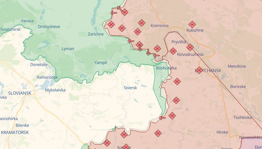 Russia bombed occupied Rubizhne in Luhansk Oblast