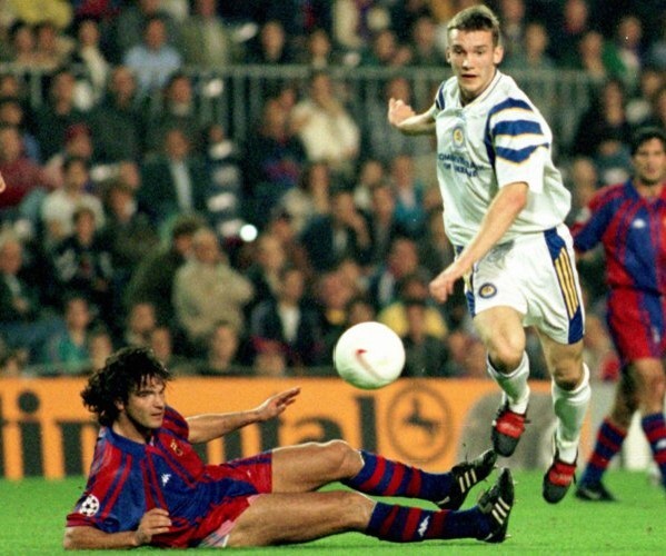 Shevchenko Barcelona football ukrainian