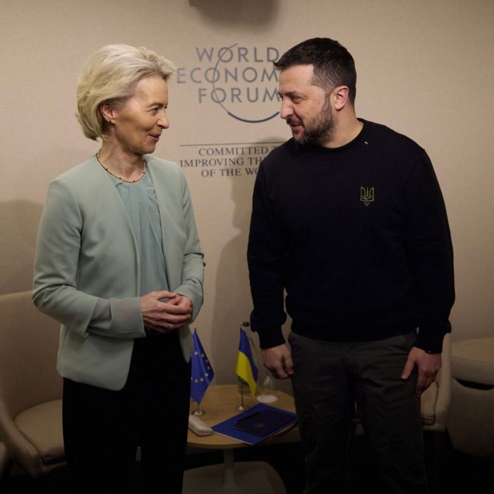 Zelenskyy meets with global leaders and investors at Davos, calls for confiscation of Russian assets