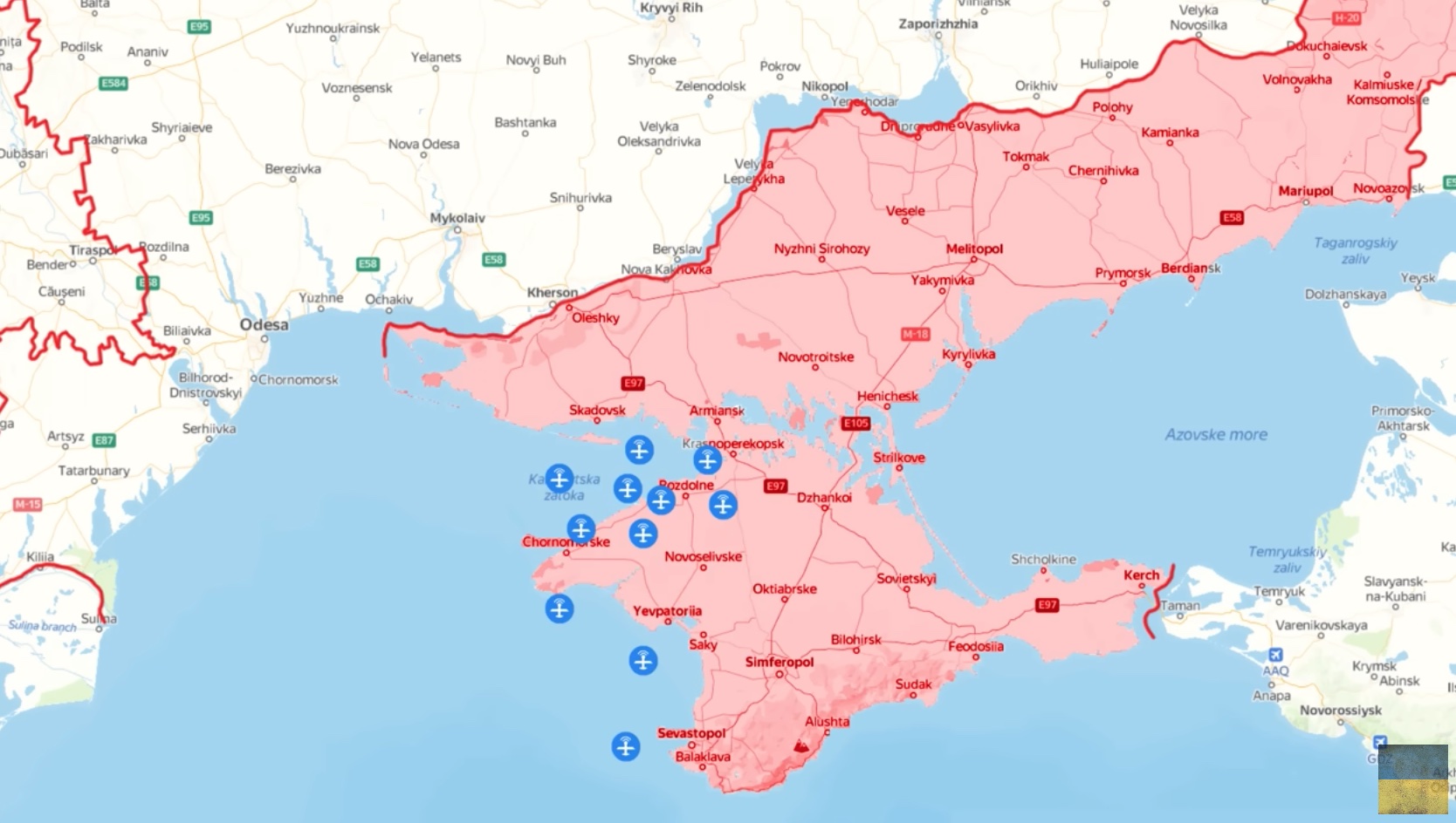 Ukraine strikes on Crimea