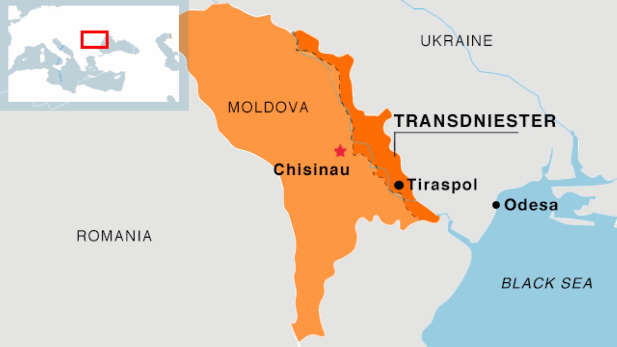 Moldova’s breakaway Transnistria region seeks Russian protection with claims of economic blockade