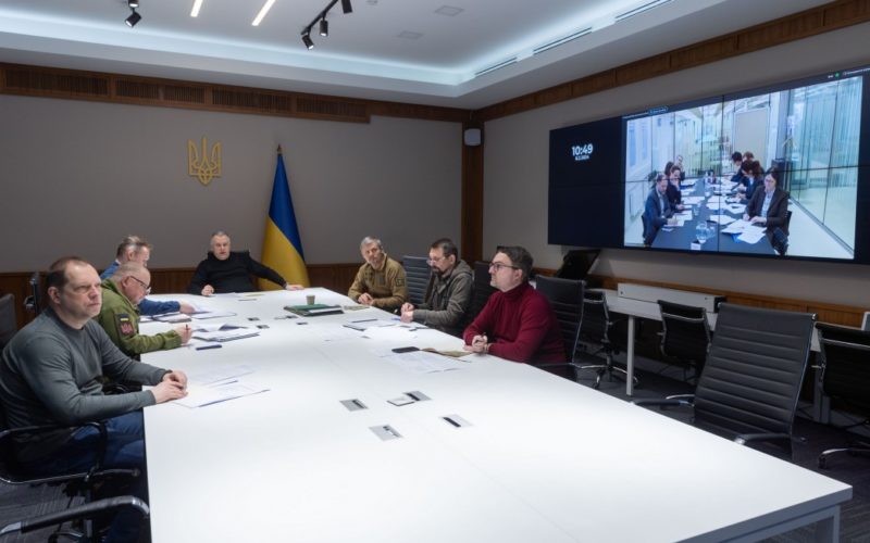 Online negotiations between Ukrainian and Danish officials