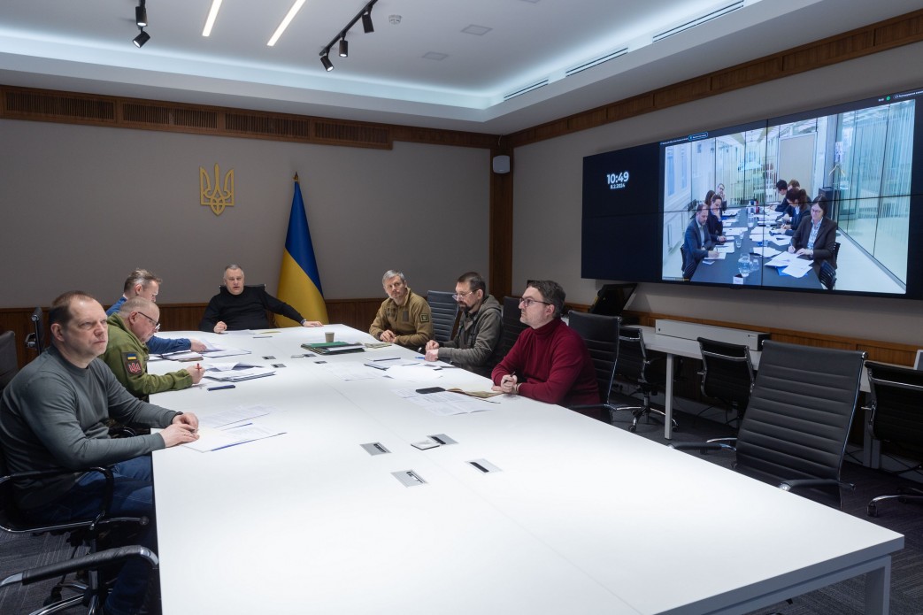 Online negotiations between Ukrainian and Danish officials