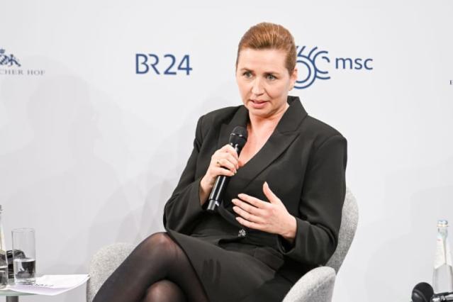 Danish Prime Minister Mette Frederiksen at the Munich Conference
