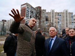 Borrell Klitschko Kyiv missiles house