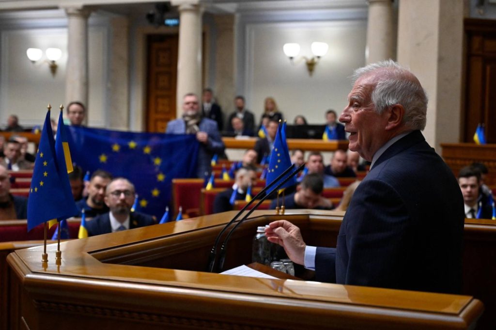 Josep Borrell Ukraine parliament