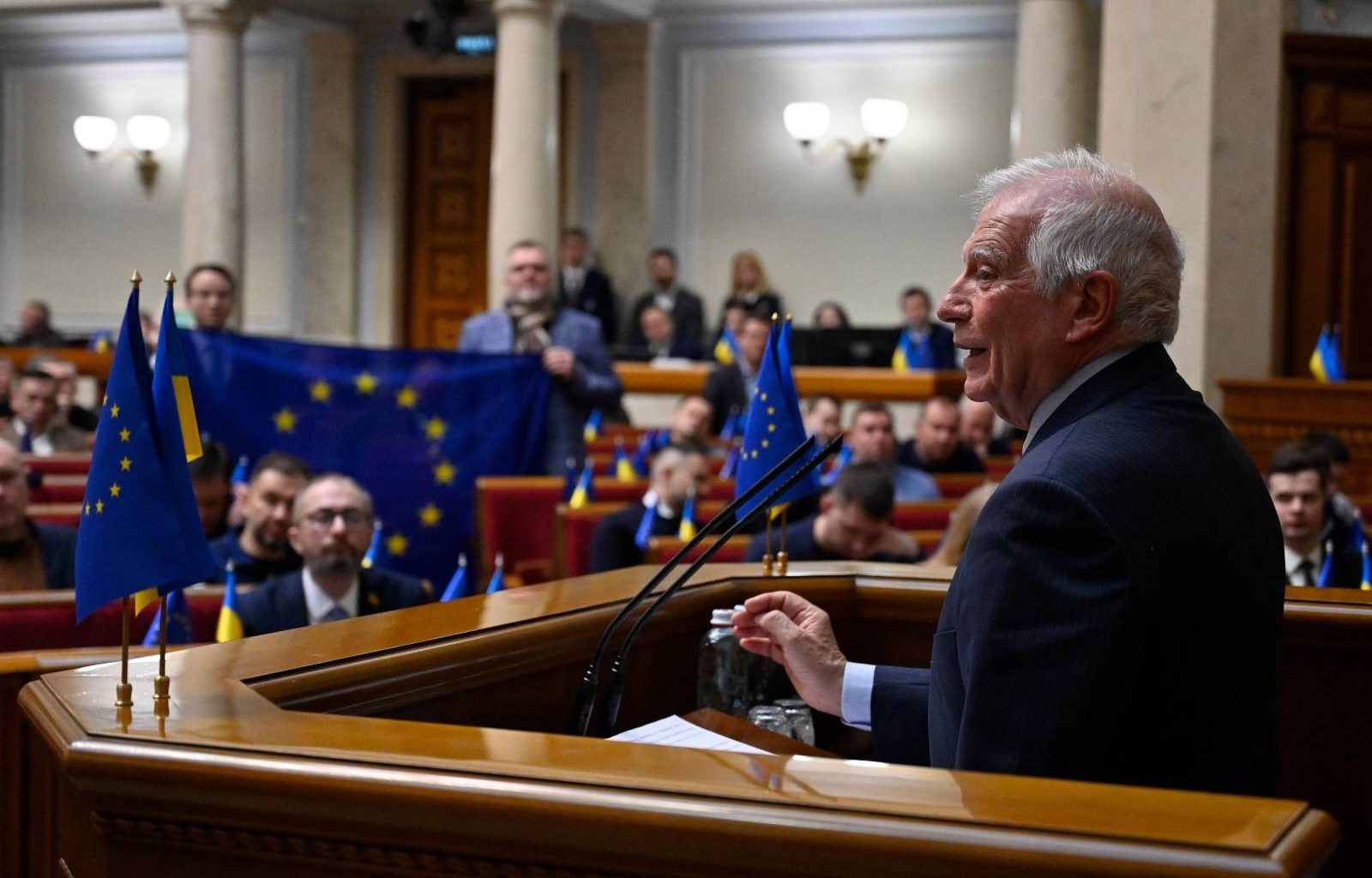 Josep Borrell Ukraine parliament