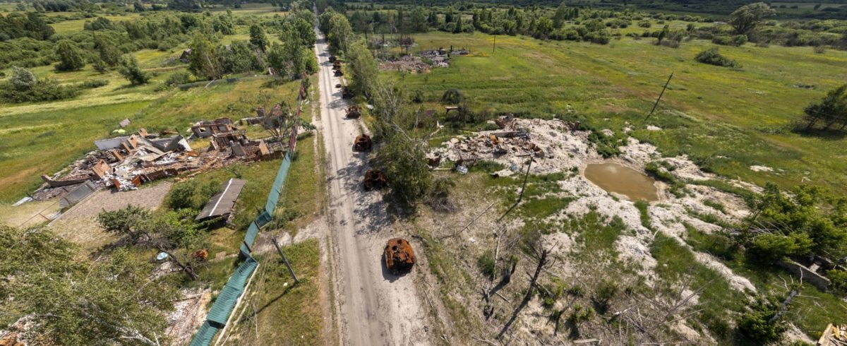 Ivankiv tanks destroyed