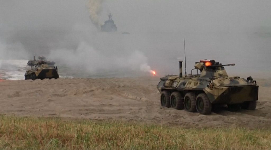 Russia zapad military exercies attack NATO