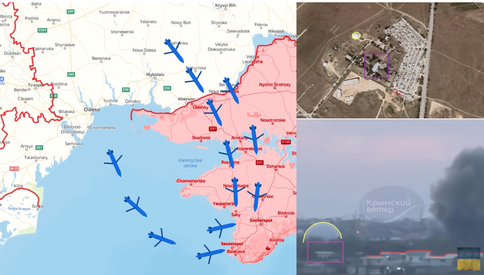 Ukraine strikes on Crimea