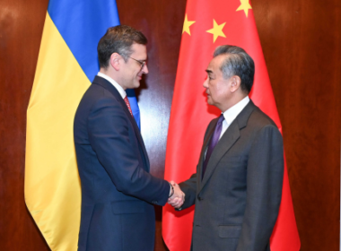 Foreign ministers Dmytro kuleba of Ukraine and Wang Yi of China. Photo: fmprc.gov.cn