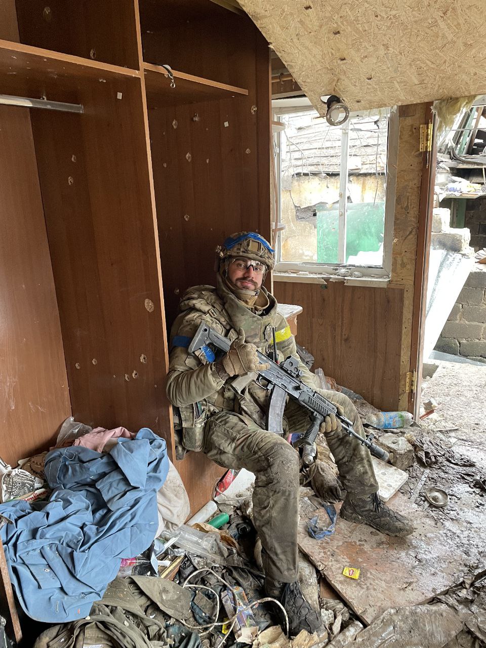 Avdiivka Ukrainian soldier