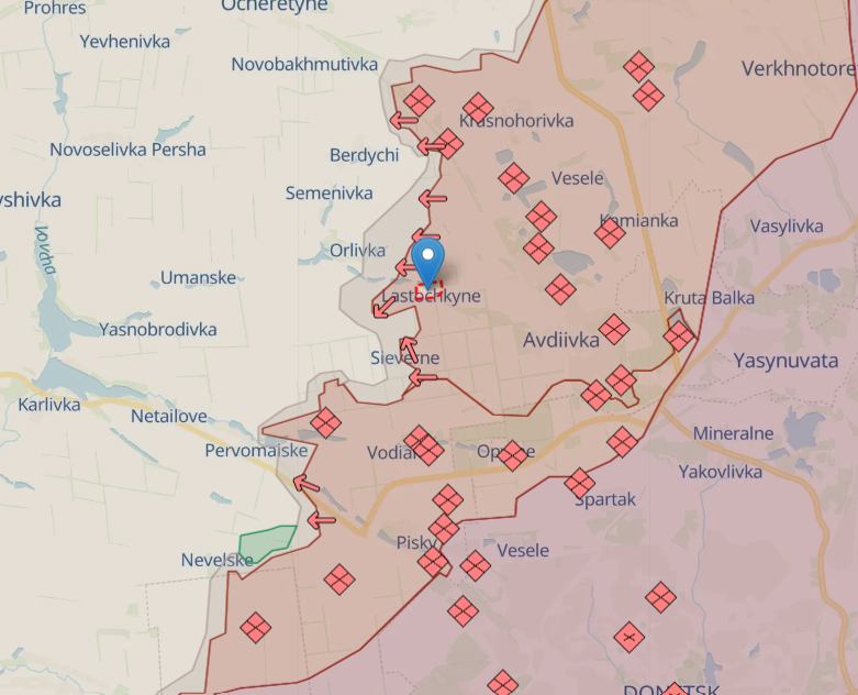 Ukraine’s military: Ukraine withdraws from Lastochkyne, digs in defenses further west