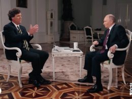 Carlson Putin interview genocide Ukraine
