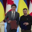 Trudeau in Kyiv Ukraine Canada security deal