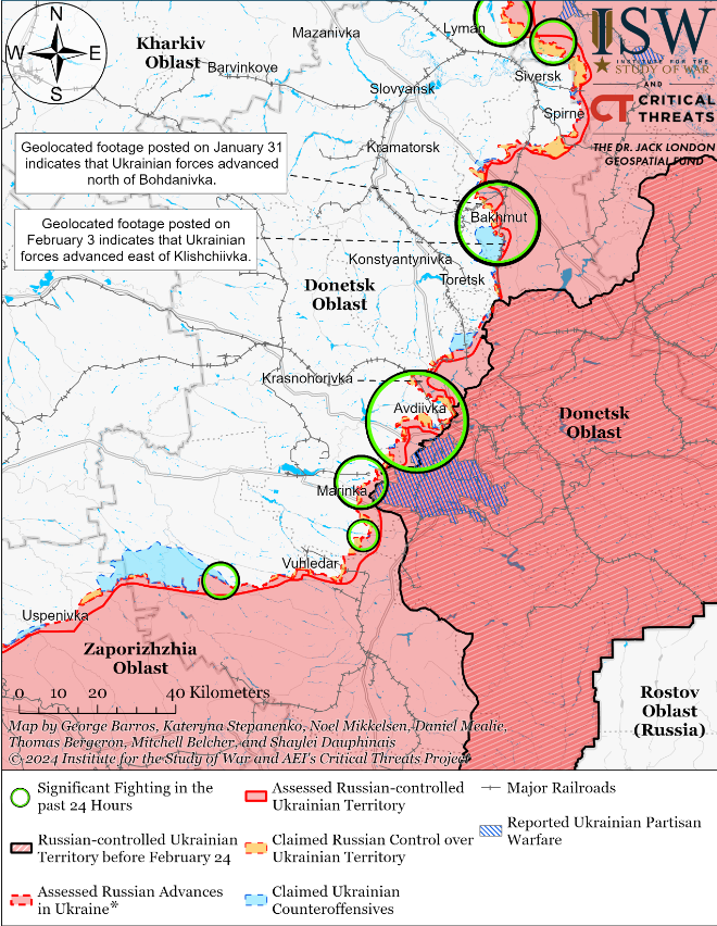 ISW: Ukrainian forces advanced near Bakhmut