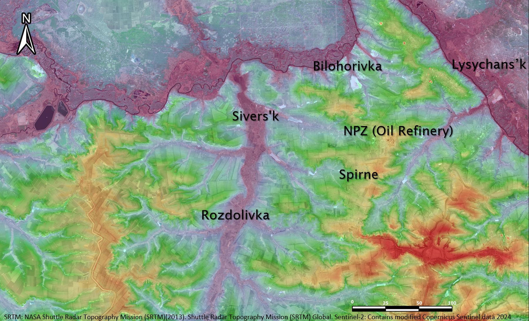 στρατηγικά ύψη bilohorivka