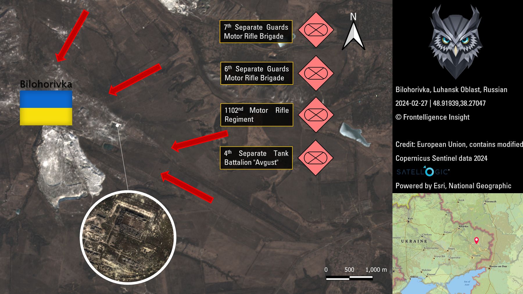 Ρωσικές απόπειρες να επιτεθούν στις ουκρανικές θέσεις σε ανάλυση μάχης Bilohorivka