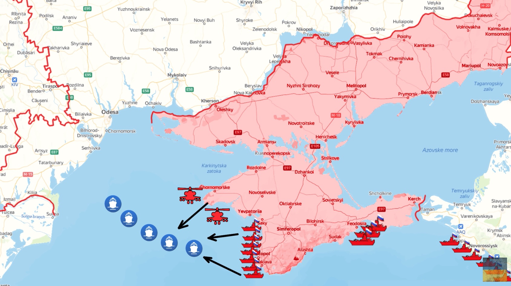Ukrainian marine drones Crimea