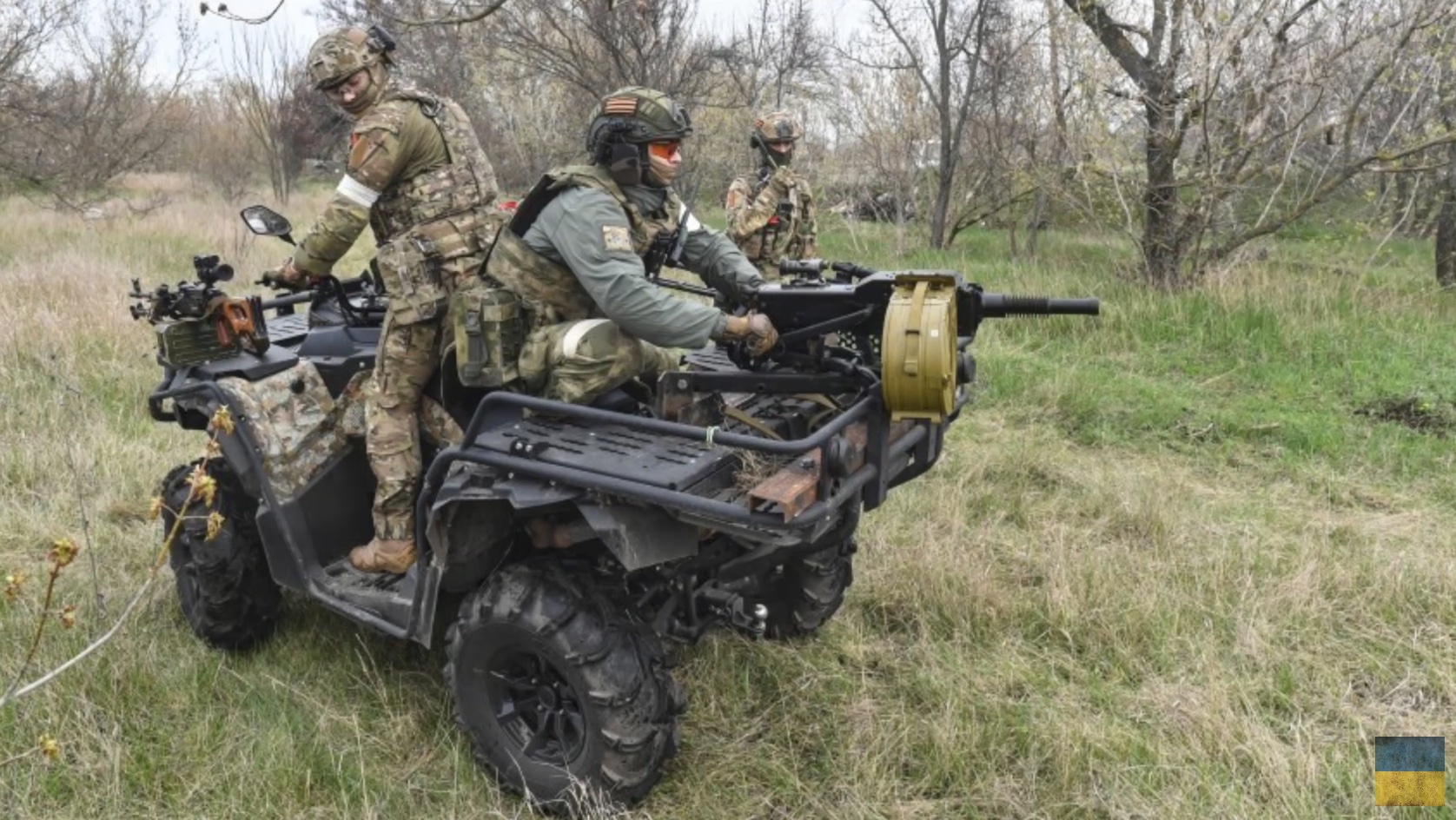 Quad bikes Russian assault Robotyne