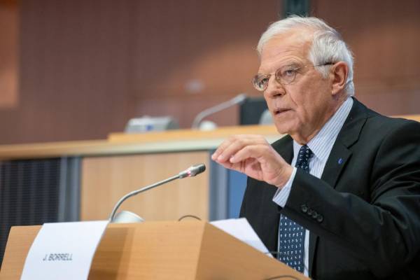 The EU's High Representative for Foreign Affairs Josep Borrell.