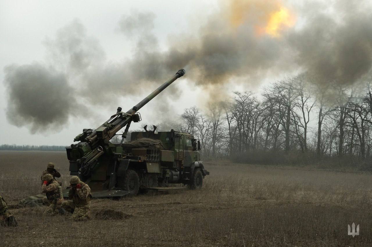 Caesar self-propelled howitzers in service with the Armed Forces of Ukraine
