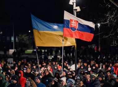 protest in slovakia against foreign policy march 2024
